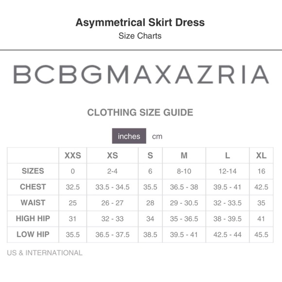 ❗️FINAL❗️ 🆕 BCBGMaxAria Asymmetrical Skirt Dress L 🔴 - Picture 6 of 6